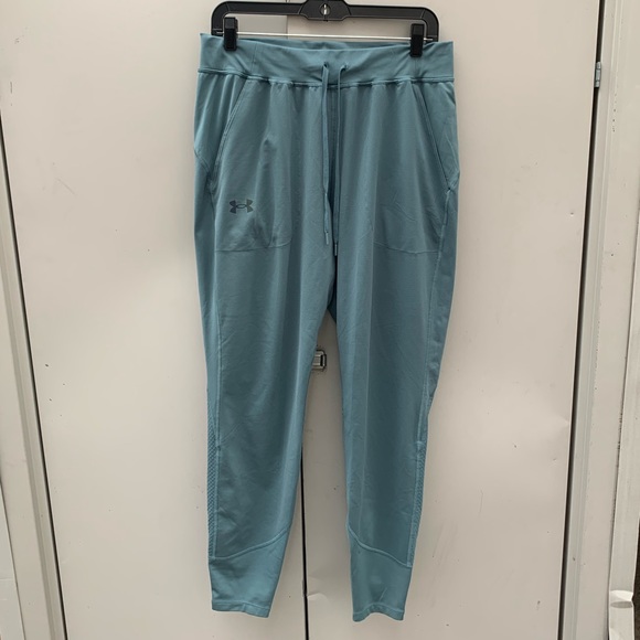 Men’s Under Armour Blue UA RUSH™ Run Joggers - Picture 2 of 4